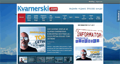 Desktop Screenshot of kvarnerski.com